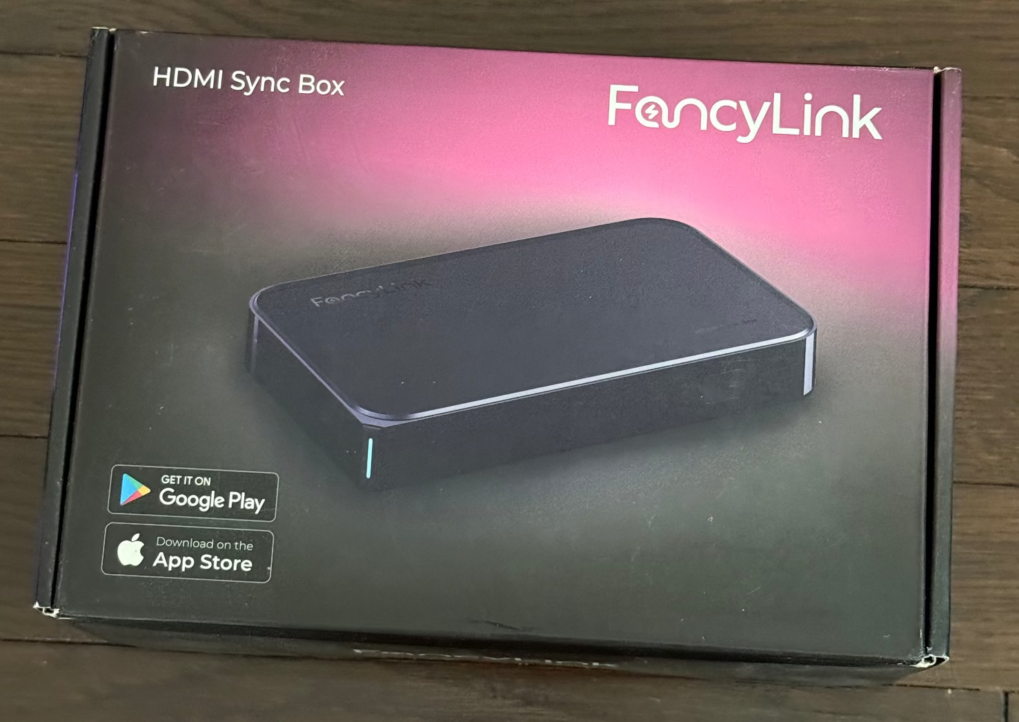 HDMI Sync Box, Only Supports Fancylink Smart Lights, Sync with Music and Movies,4K HD,2 in 1 Out, ONLY for Fancylink LED Smart Lighting