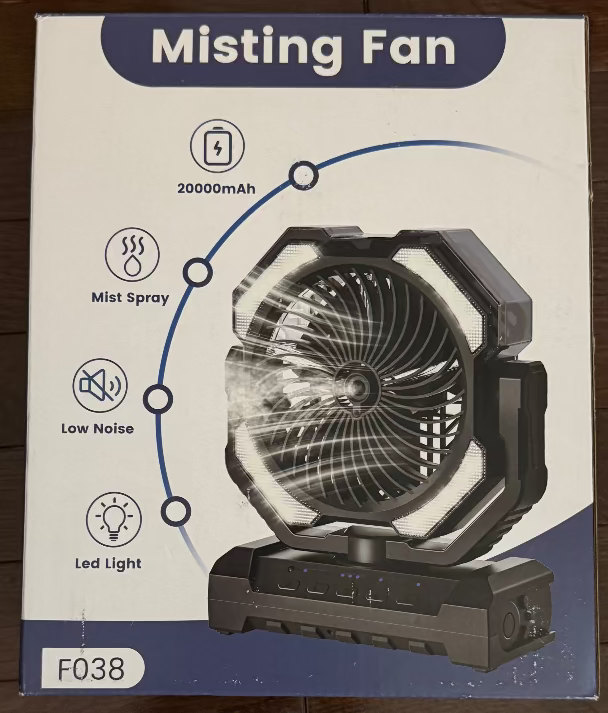 Portable misting fan  Covozon Model F038