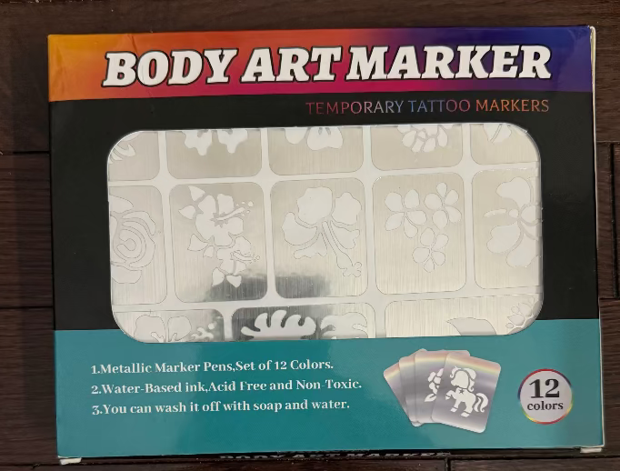 Body Art Marker is expertly crafted for adults seeking a stylish, temporary tattoo solution