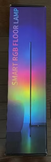 Vexinar Corner Floor gamingbRoom Smart RGB Floor Lamp, APP and Remote Color Changing