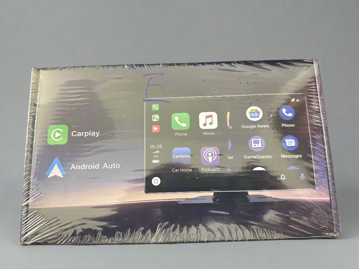 Kuayvan 10-inch Portable Car Screen, which is a device that adds smart features to a car.