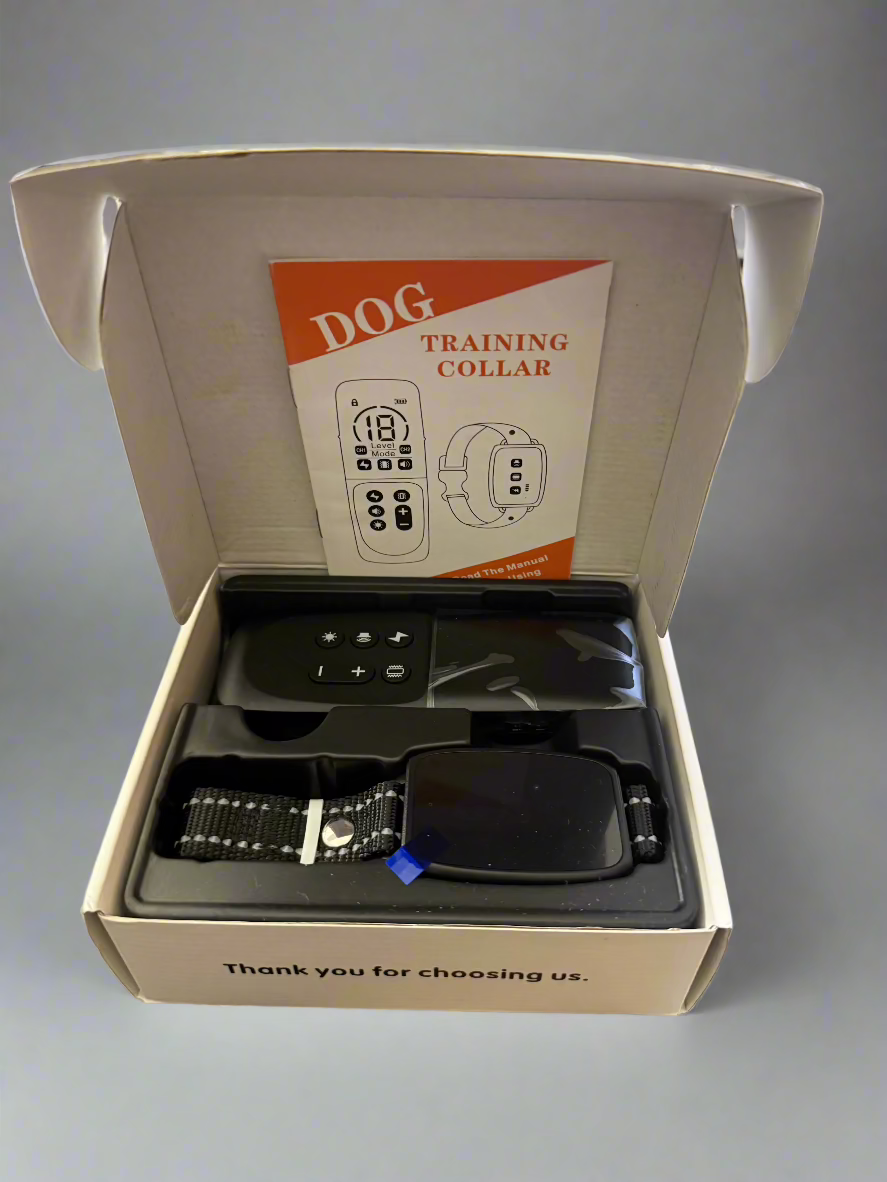 Electronic Dog Barking Training Collar  3 Modes Rechargeable IP67 Waterproof