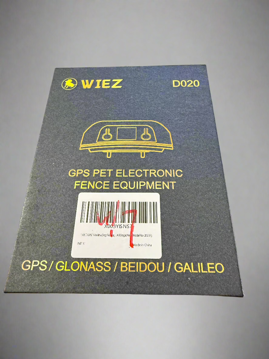 WIEZ -GPS Pet Electronic Fence Equipment ( Model D020 ) Dog Collar