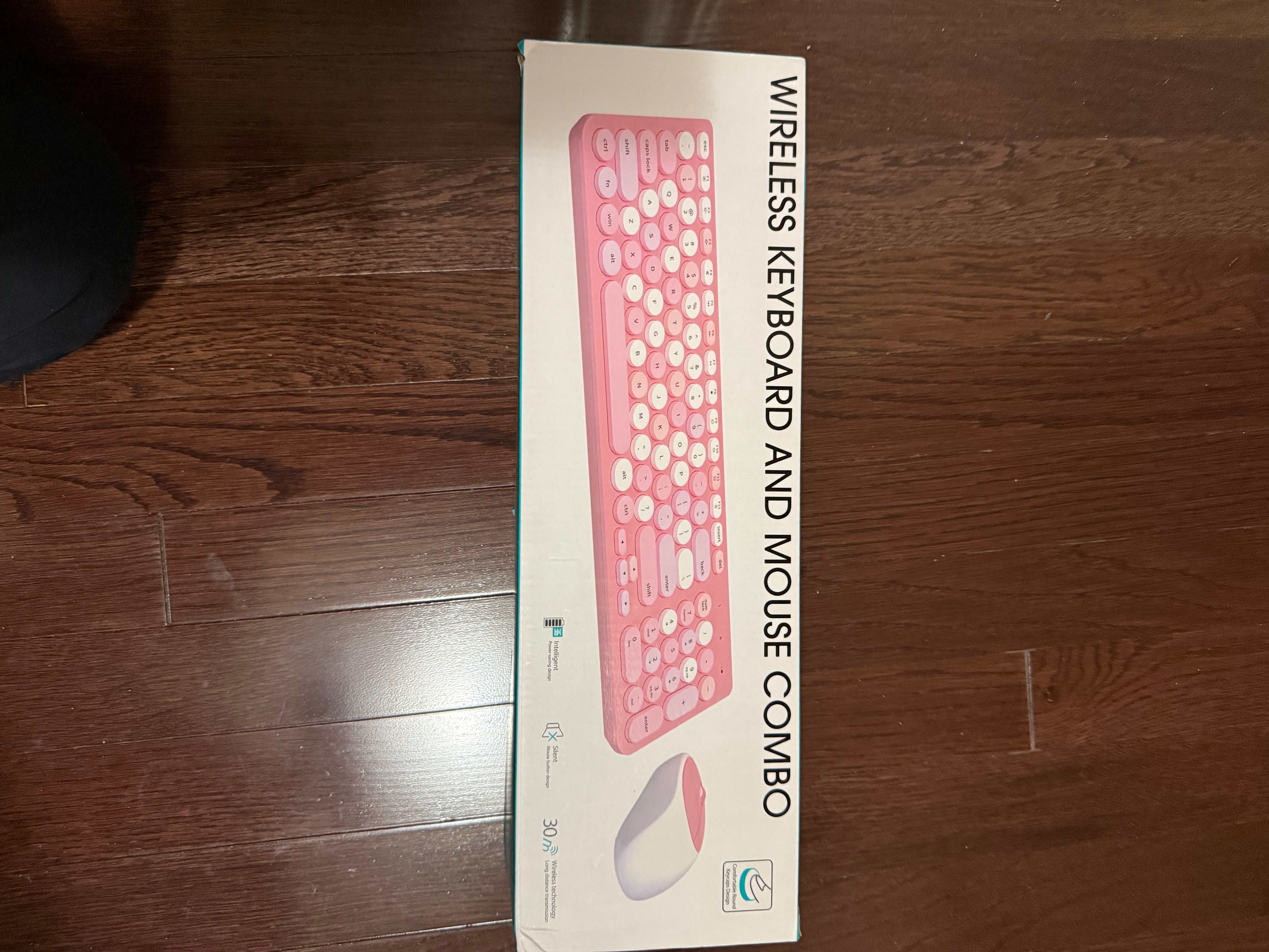MOFII Wireless Keyboard Mouse Combo, Colorful Compact Full Size Wireless Keyboard
