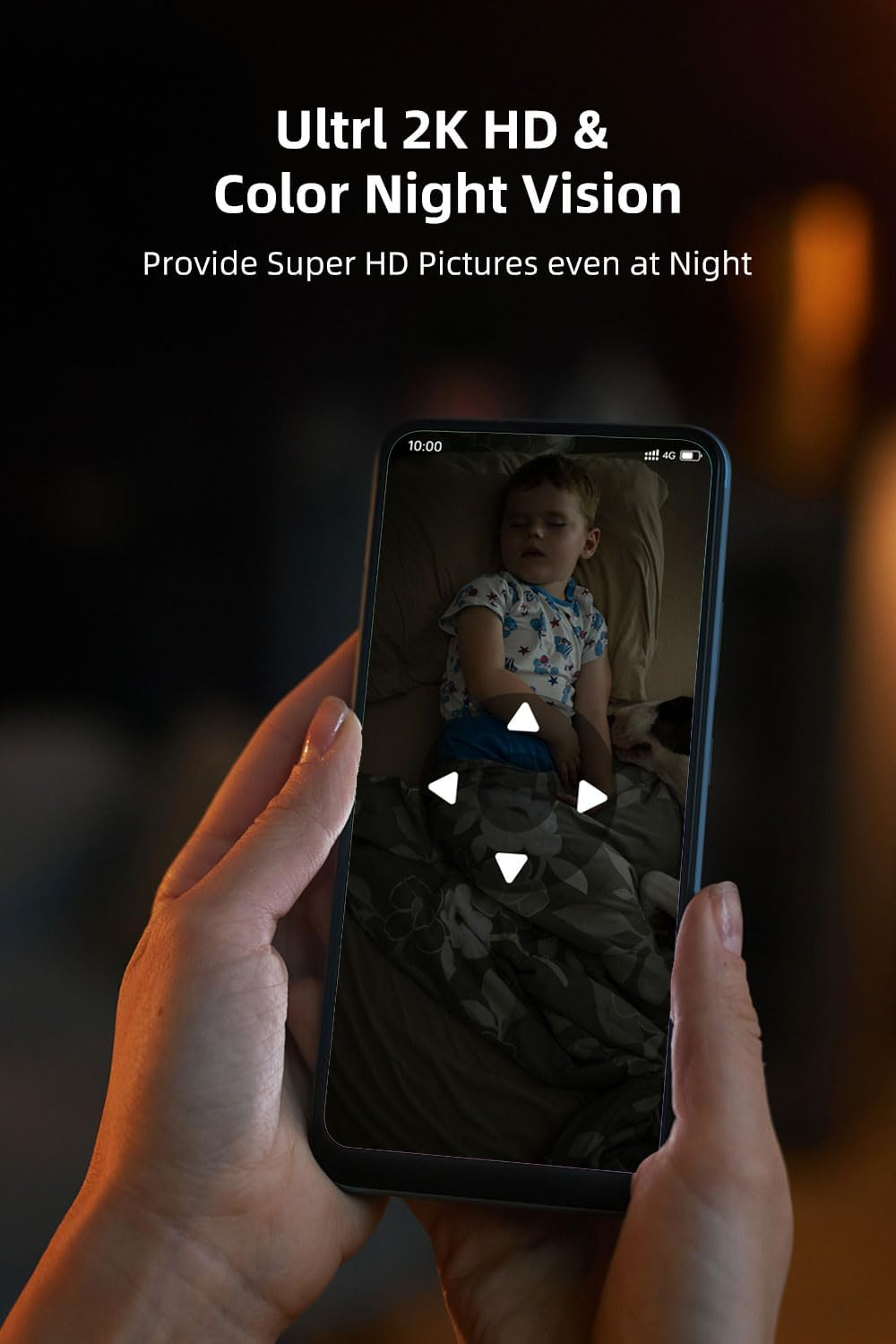 PTZ Security Camera Wireless Outdoor Solar Powered - 360° Pan Tilt with Color Night Vision, Two-Way Audio & Alexa Compatible