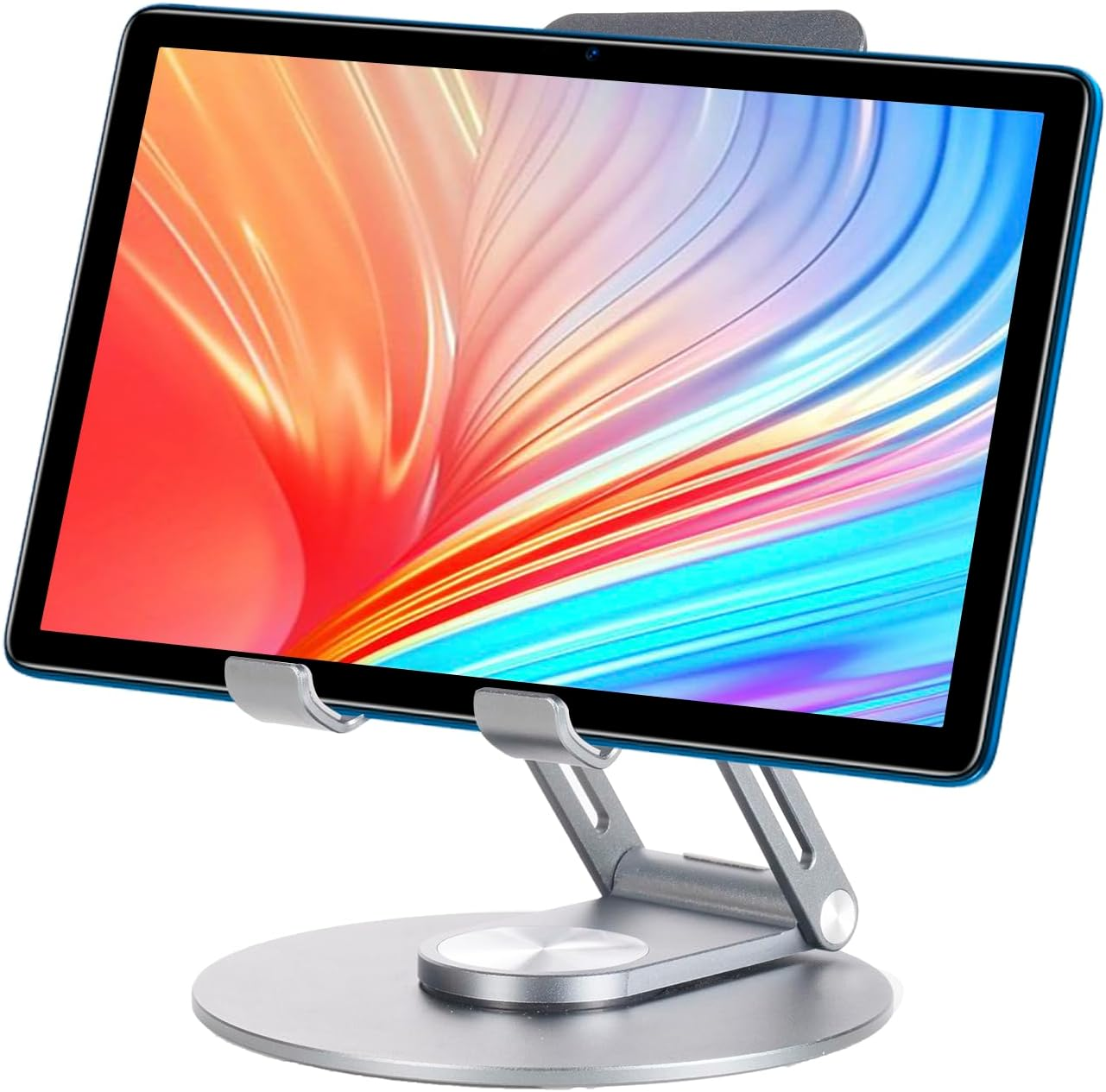 Tablet Stand Holder - Adjustable Multi-Angle Desk Stand for iPad, Samsung Galaxy Tab, Tablets 4-13 Inch with Non-Slip Base