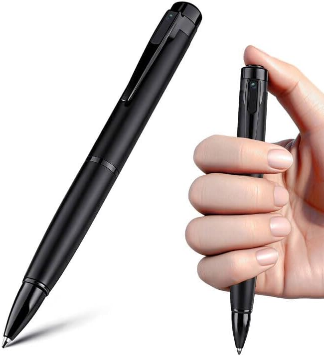 64GB Body Camera Pen 1080P HD - Discreet Wearable Video Recorder with Picture Taking, Surveillance Cam for Indoor & Outdoor Security