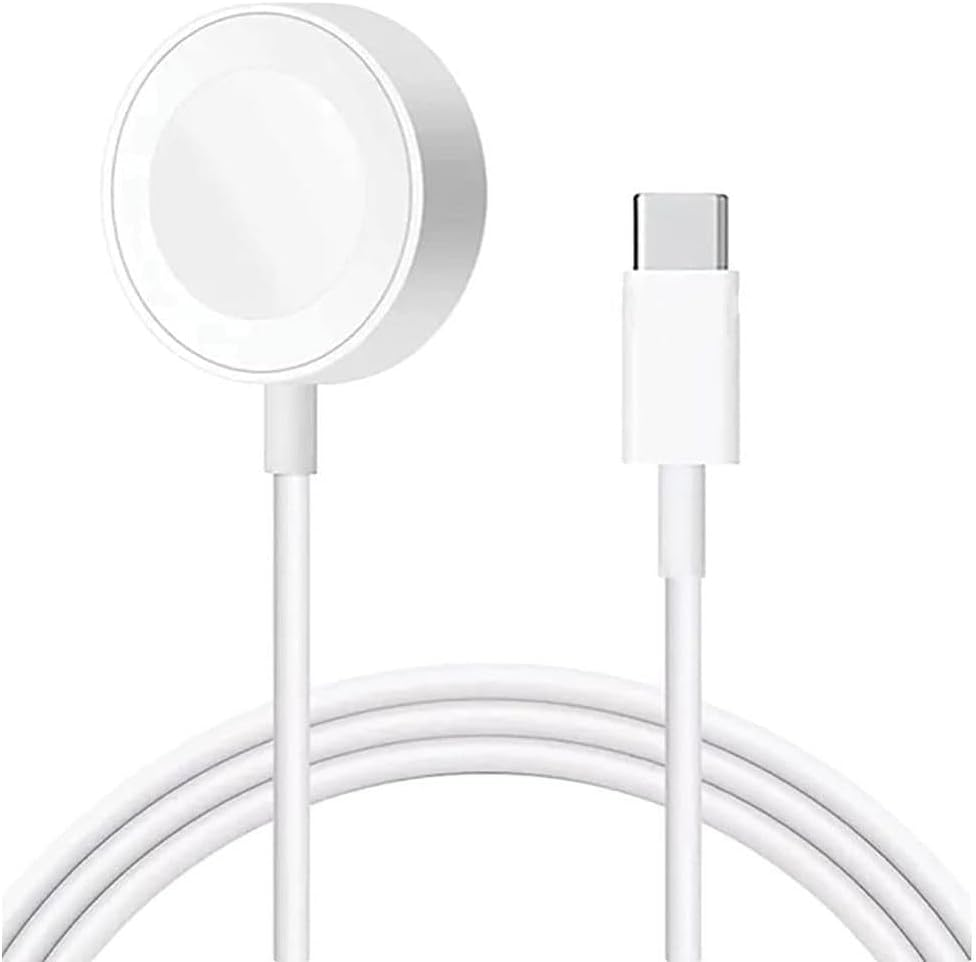 Fast Charging USB-C Cable for Apple Watch - 1M Charger Compatible with iWatch Series 11, 10, 9, 8, 7, 6, 5, 4, SE & Ultra | Durable Magnetic Charging Accessory