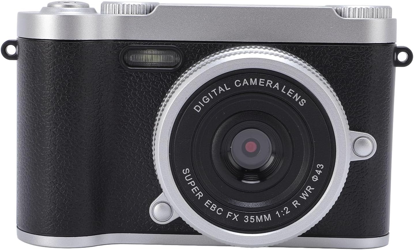 Compact Digital Camera - 35mm f/1.2 Lens with 3-Inch LCD Screen, USB Rechargeable for Photography & Vlogging