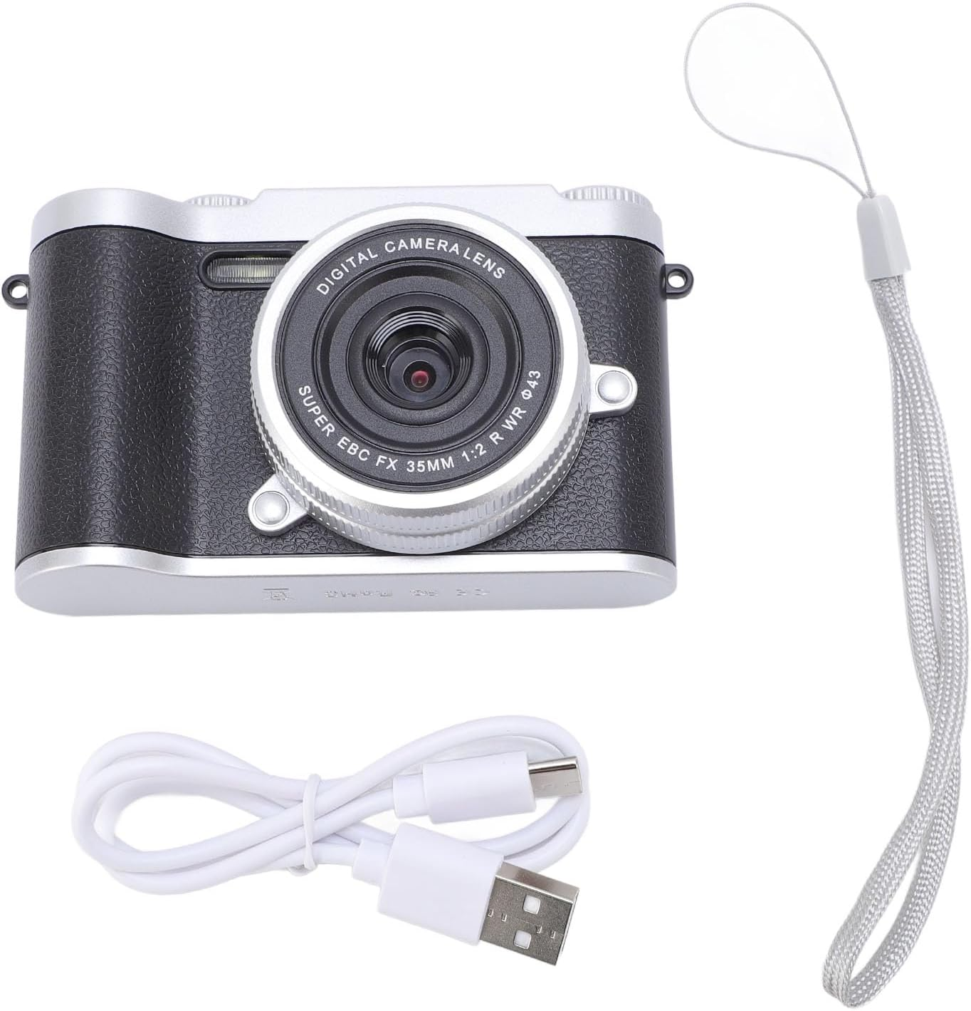 Compact Digital Camera - 35mm f/1.2 Lens with 3-Inch LCD Screen, USB Rechargeable for Photography & Vlogging