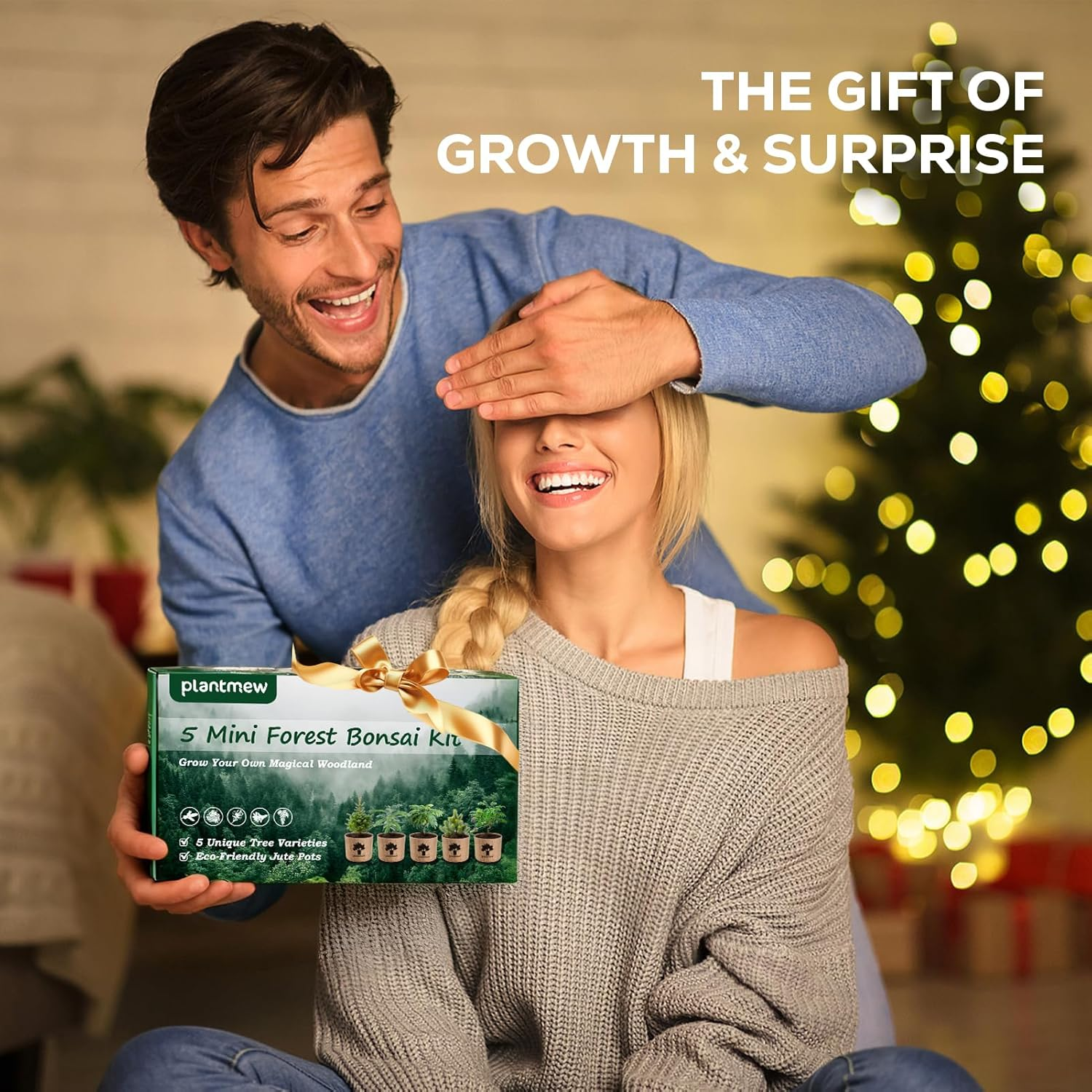 Bonsai Tree Starter Kit - Grow 5 Unique Varieties from Seed with Complete Growing Supplies