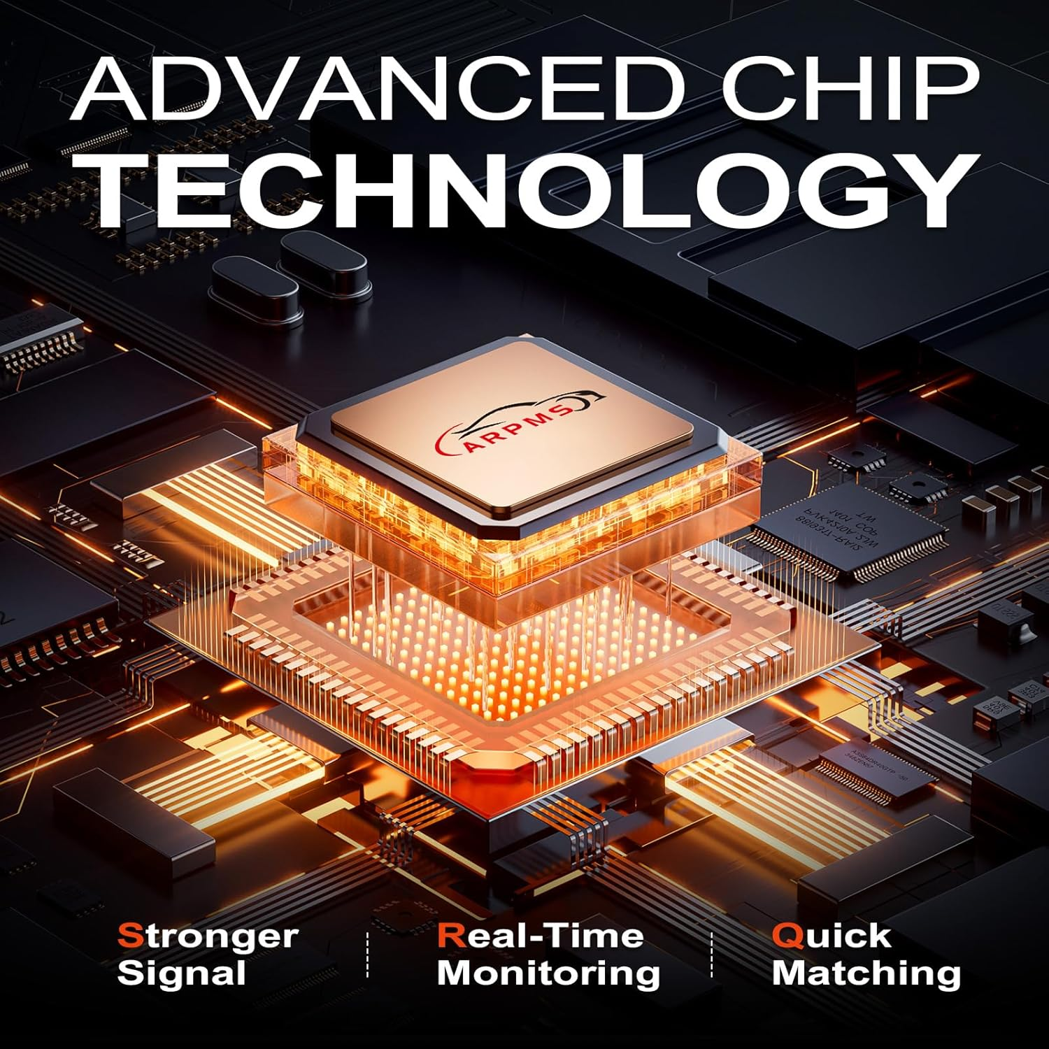 TPMS Sensor for Ford & Lincoln 315MHz - Premium Tire Pressure Monitoring Sensor with 5-Year Lifespan