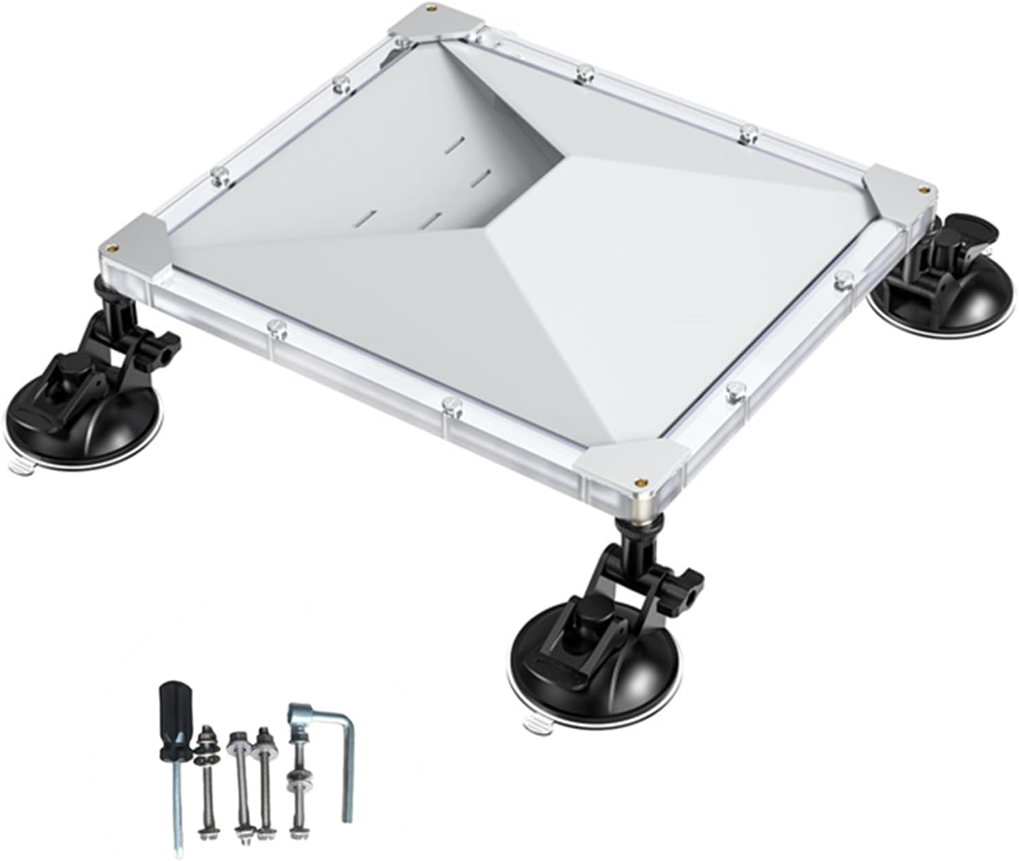 Starlink Mini Protective Cover - All-Weather Suction Mount with 100N+ Grip Force for RV, SUV & Outdoor Use