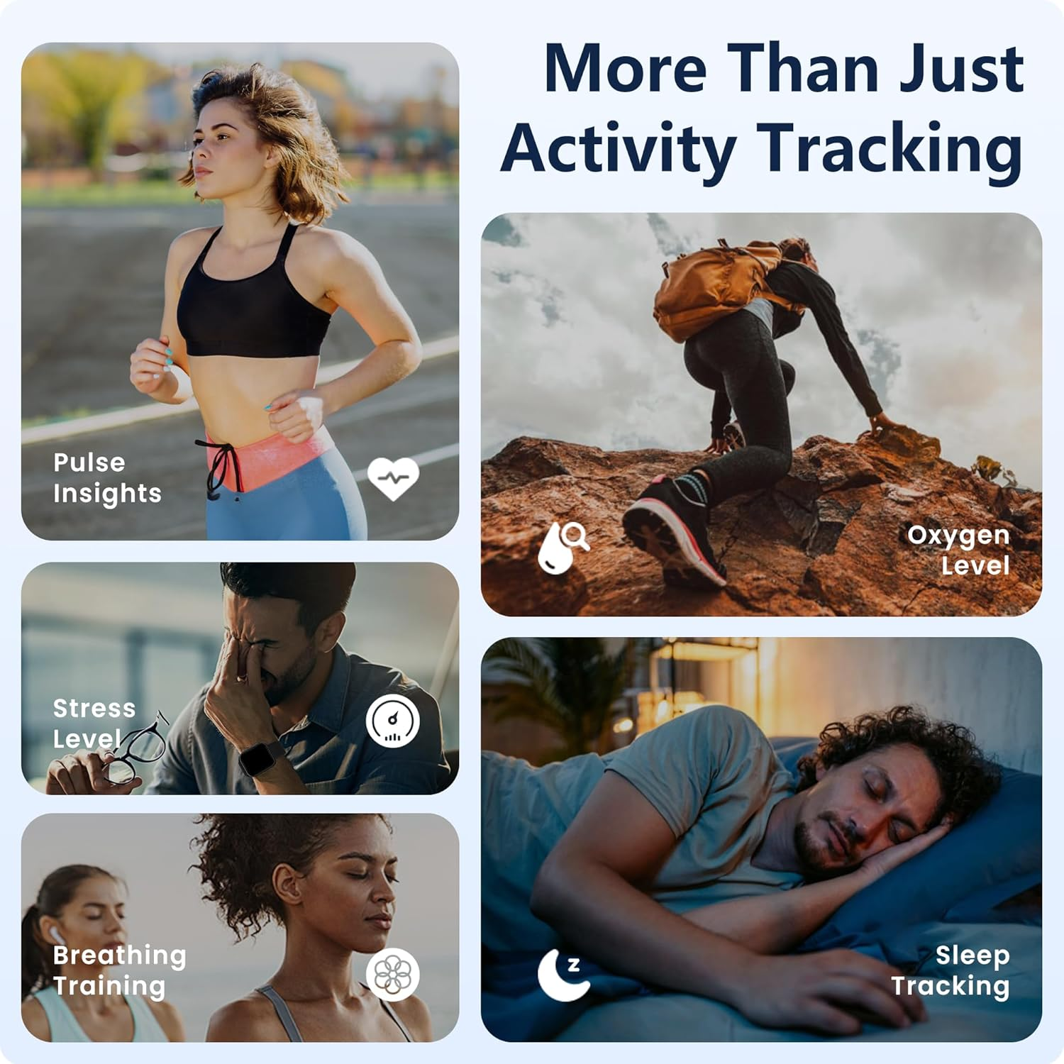 Lovouse Smart Watch 46mm for Men & Women - Bluetooth Call, Sleep & Stress Tracking, 120+ Sports Modes, GPS Activity Tracker, Water Resistant