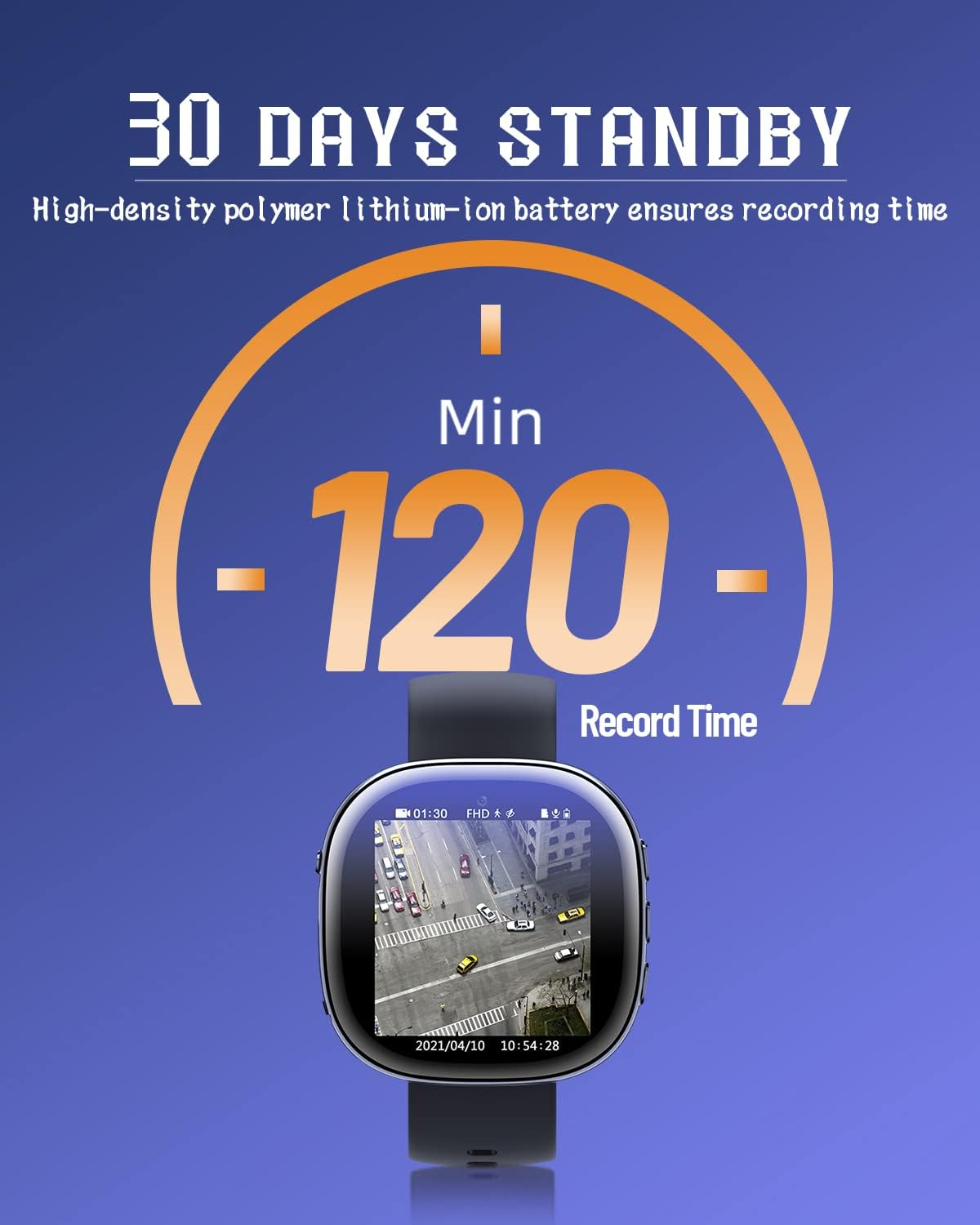 32GB Hidden Camera Watch 1080p with Playback - HD Time Display, Nanny Camera, Mini Spy Cam