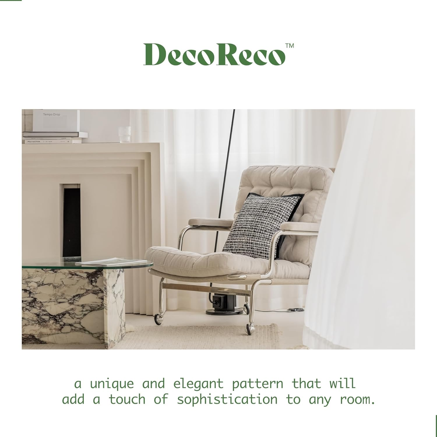 Decorative Throw Pillow Covers 20x20 Inch Set of 2 - Luxury Black White Western Embroidered Boho Accent