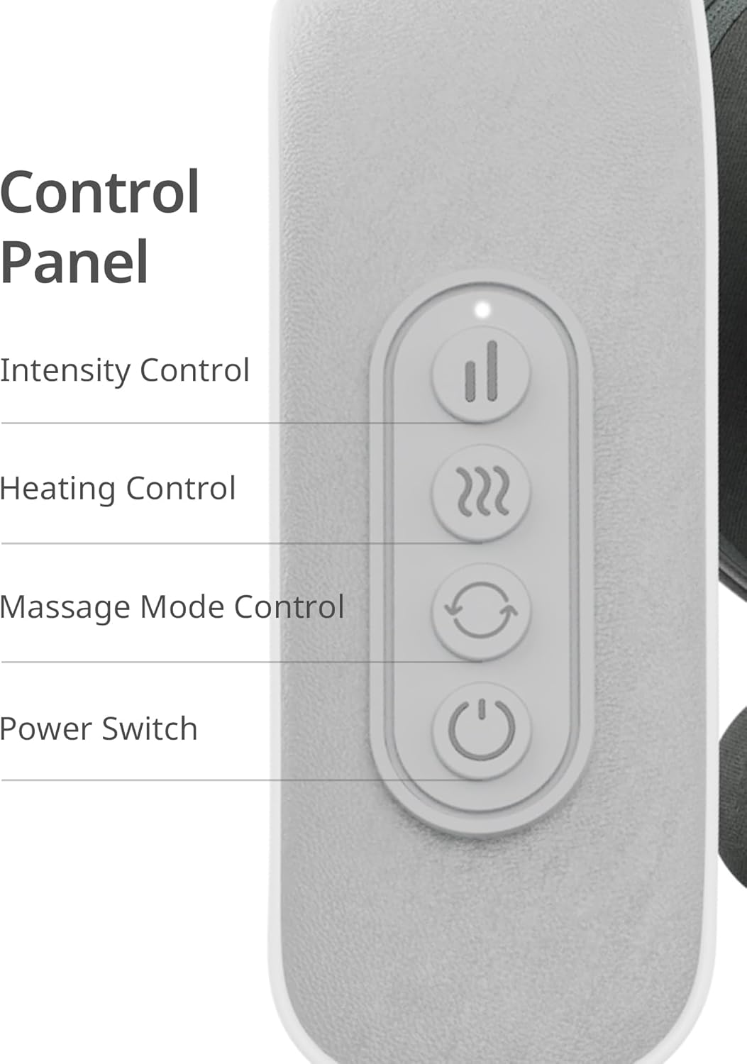 Cordless Shiatsu Neck and Back Massager with Heat - 3D Kneading Deep Tissue, 3 Modes, Voice Prompt & Smart Memory