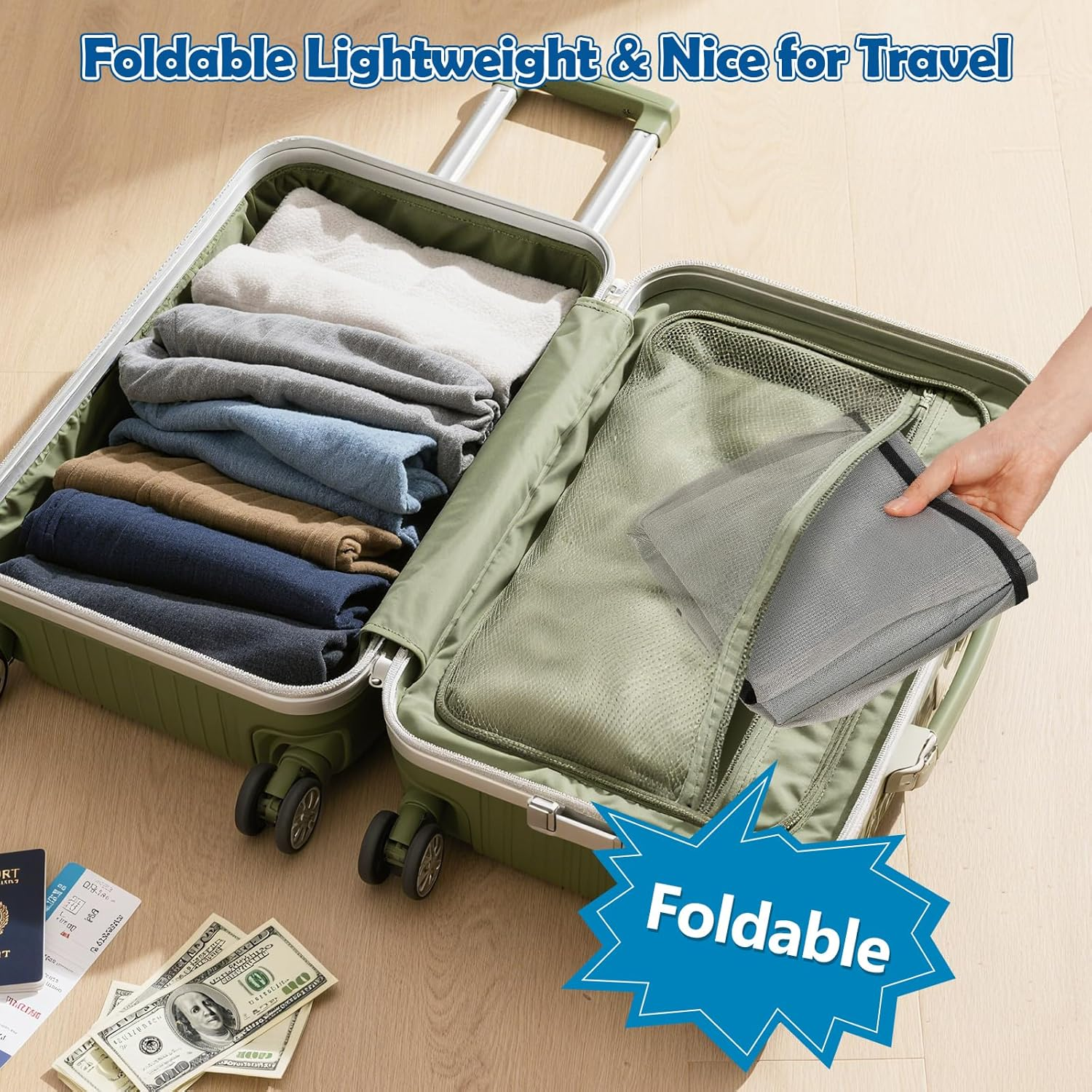 Over The Door Cruise Ship Organizer - Magnetic Door Organizer with 15 Pockets & 9 Hooks for Cabin Storage