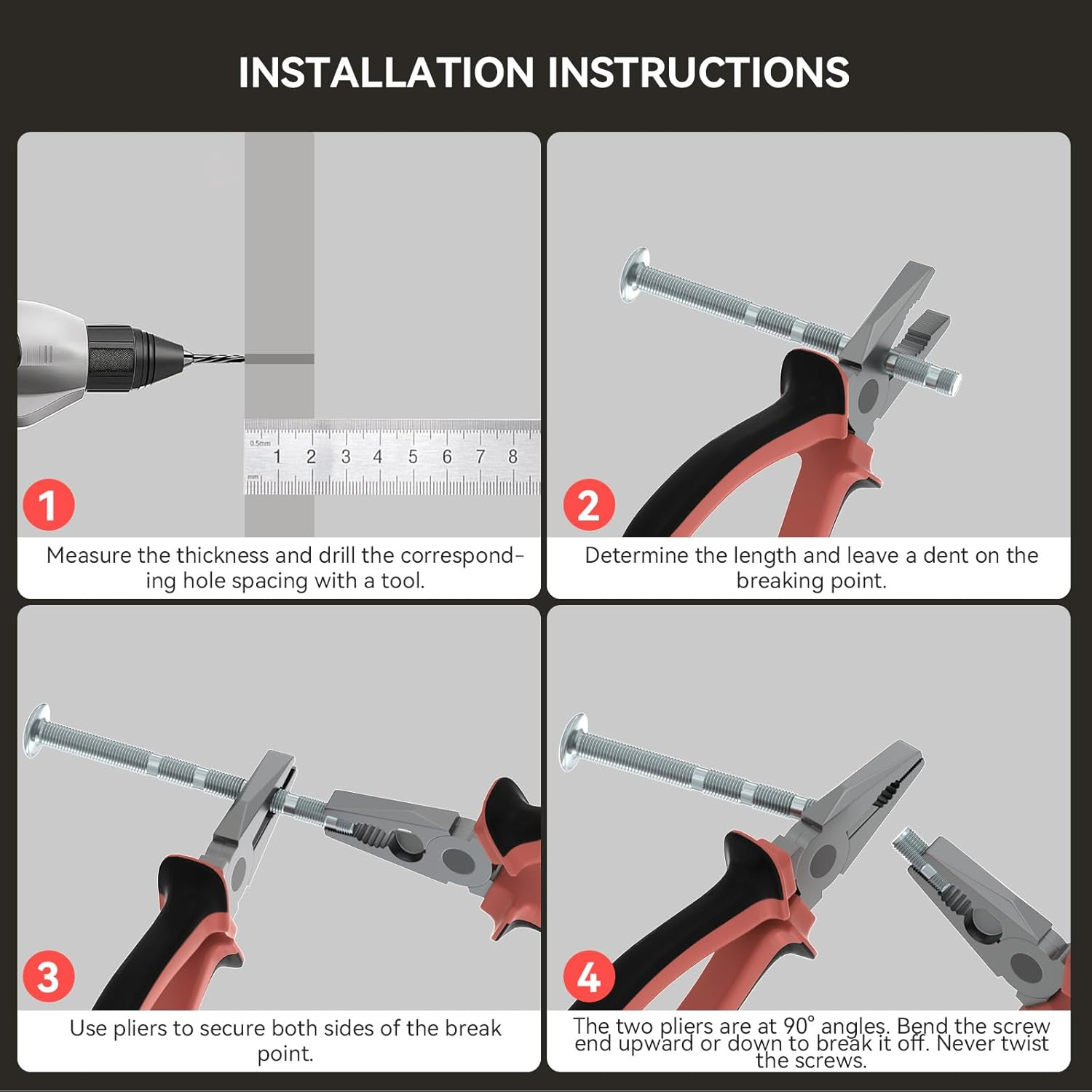 10 Pack Black Cabinet Handles - 5-1/16" Matte Black Zinc Alloy Drawer Pulls