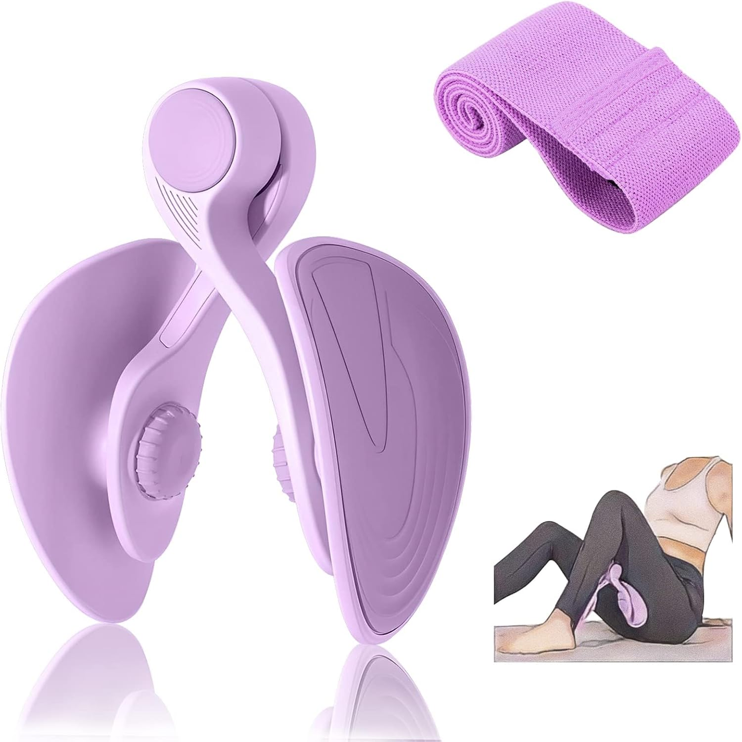 Thigh Exerciser Kegel Trainer - Pelvic Floor Exerciser for Postpartum Rehabilitation