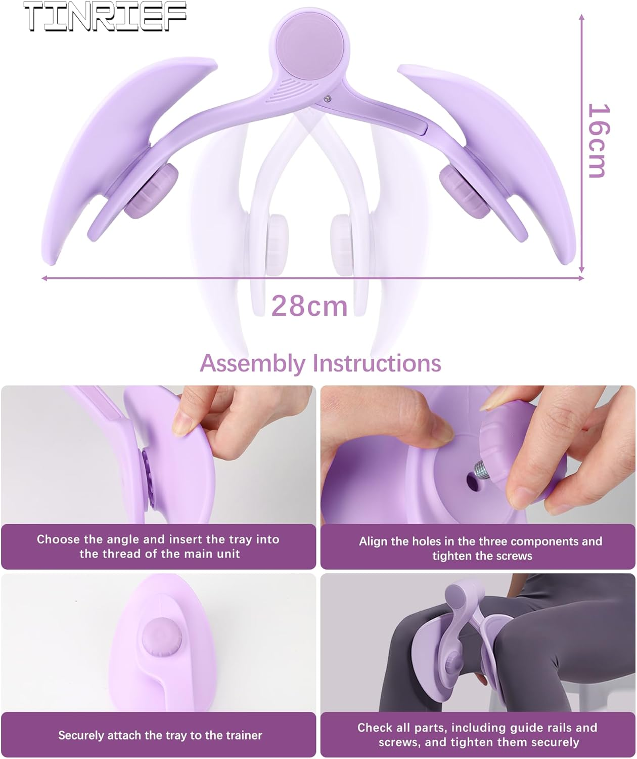 Thigh Exerciser Kegel Trainer - Pelvic Floor Exerciser for Postpartum Rehabilitation