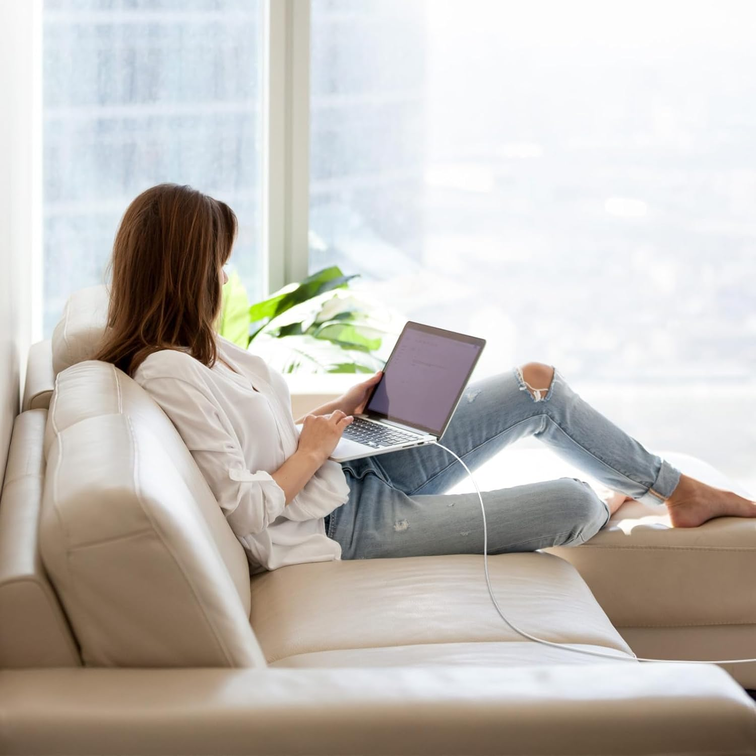 140W USB-C to MagSafe 3 Cable 6.6FT - Fast Charging Cable for MacBook Air M2/M3 & MacBook Pro M1/M2 14" 16"