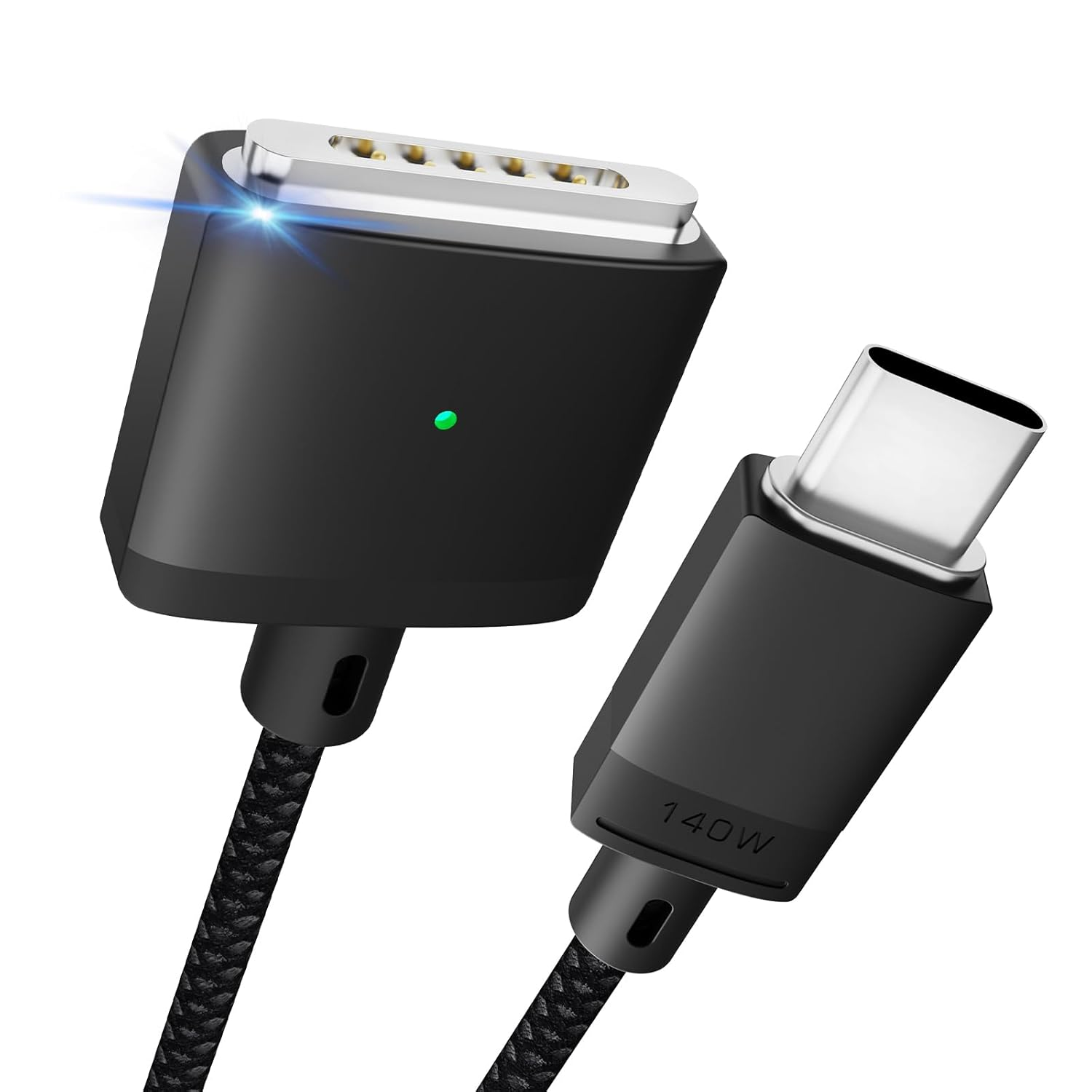 140W USB-C to MagSafe 3 Cable 6.6FT - Fast Charging Cable for MacBook Air M2/M3 & MacBook Pro M1/M2 14" 16"