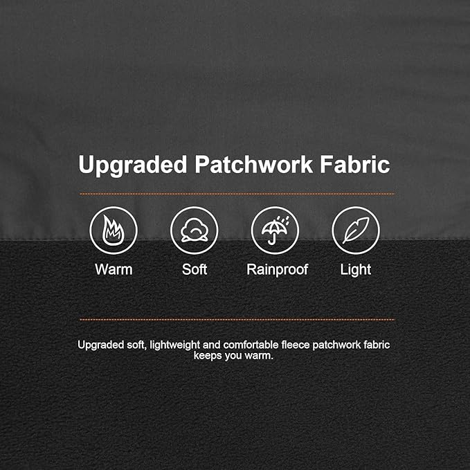 Heated Jacket Medium - Fleece Heated Coat for Men & Women 7.4V (No Battery Included)