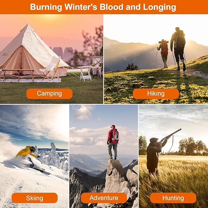 Heated Jacket Medium - Fleece Heated Coat for Men & Women 7.4V (No Battery Included)