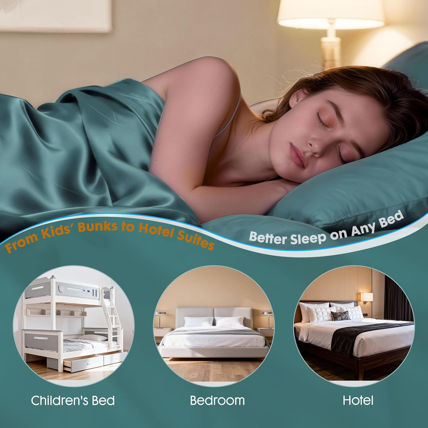 Bed Sheet Holders for Corners - Snap-Lock Sheet Locks Keep Fitted Sheets Firm & Tight (Set of 4)