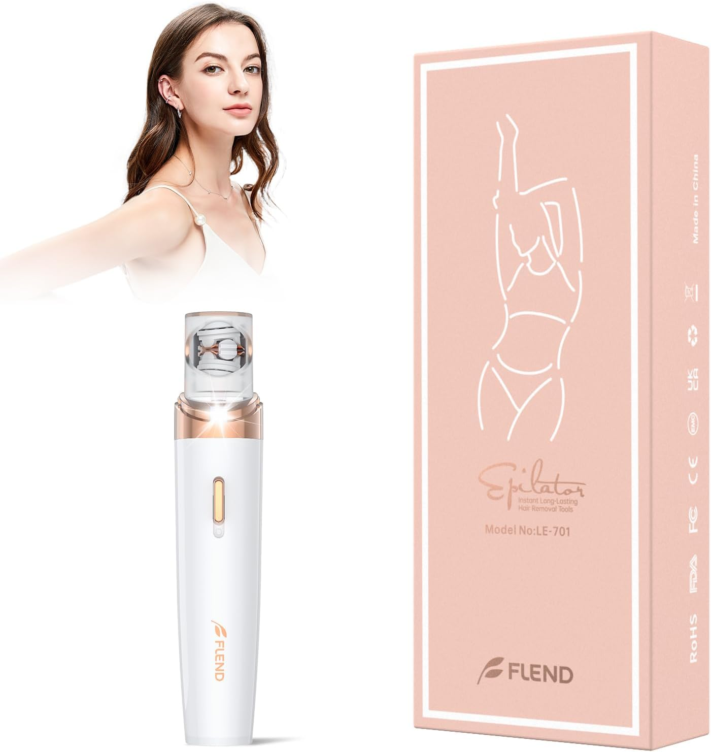 Women Electric Shaver LED Rechargeable Travel Kit