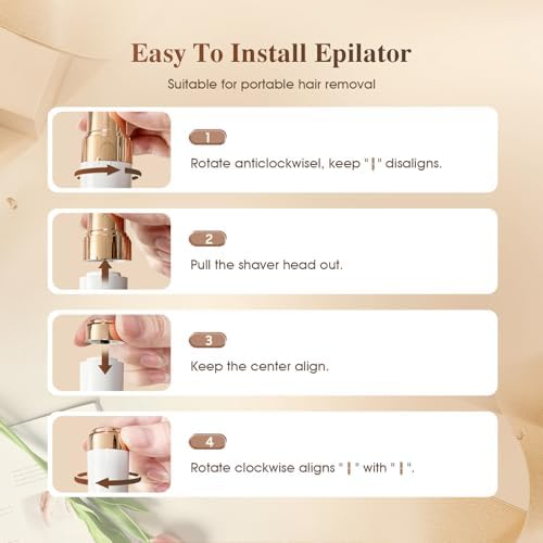 Women Electric Shaver LED Rechargeable Travel Kit