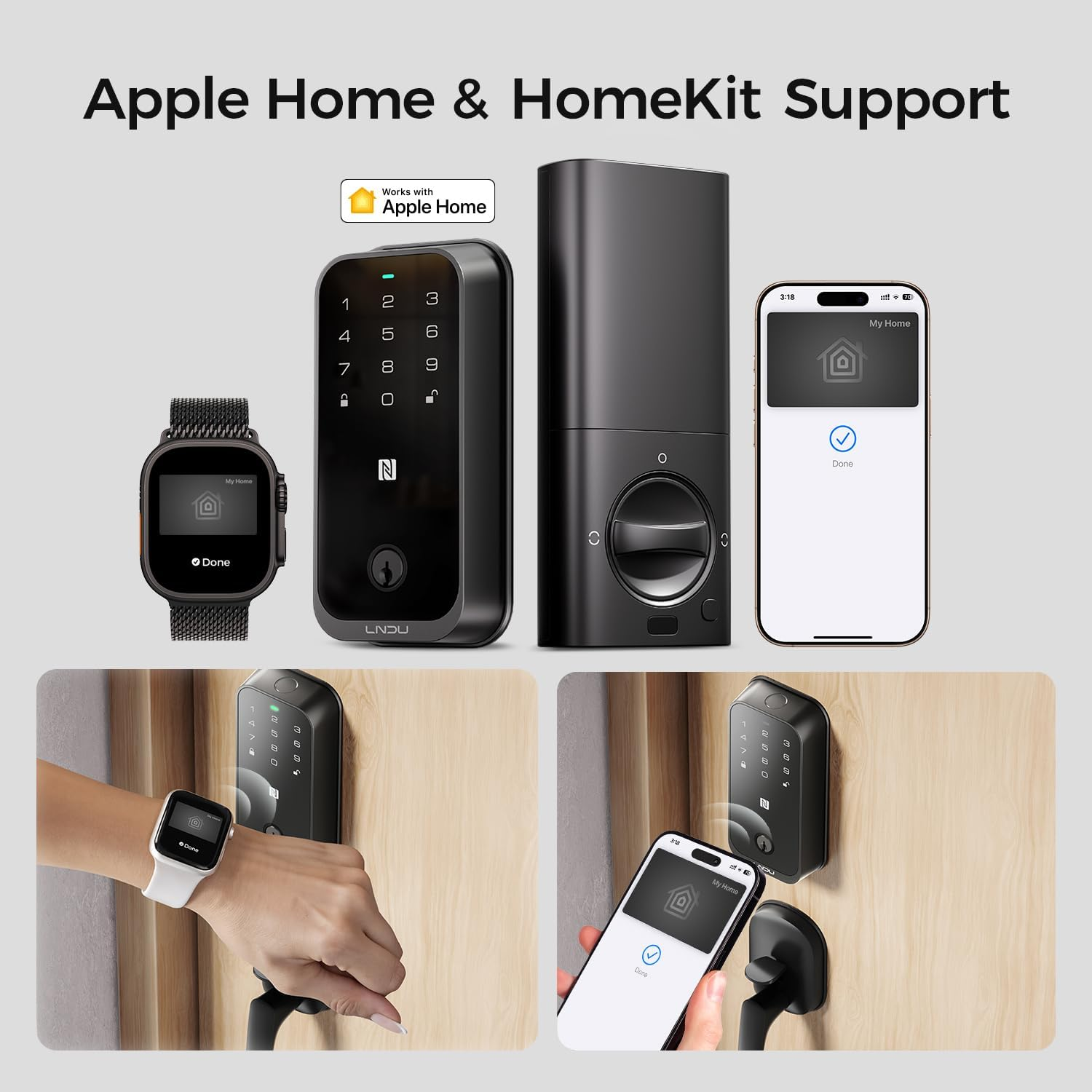 Smart Lock HK01 Keyless Fingerprint Deadbolt