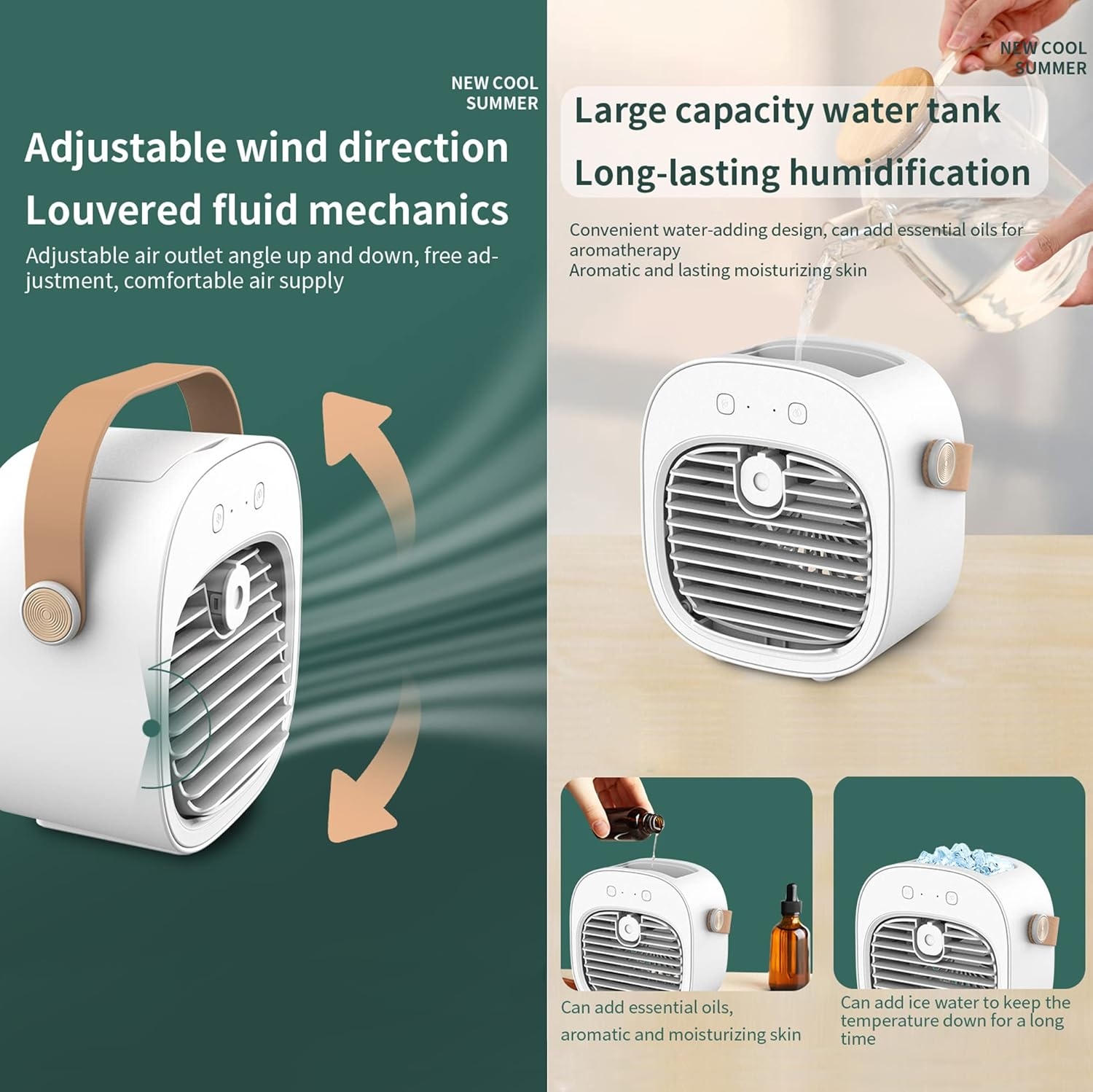 Portable Mini Air Conditioner 6000mAh
