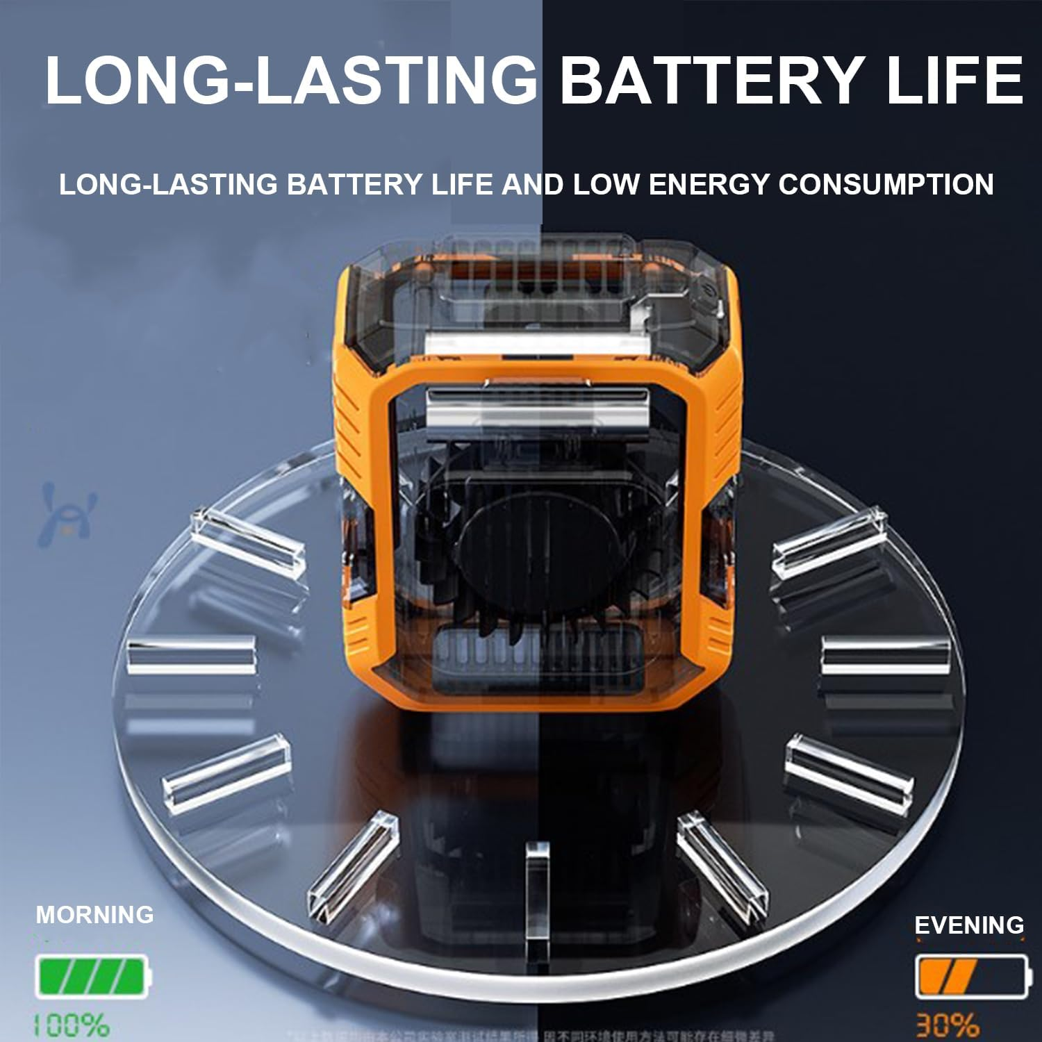 Wearable Waist Clip Fan 3-Speed