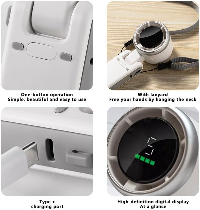 Portable Handheld Turbo Fan 3-in-1