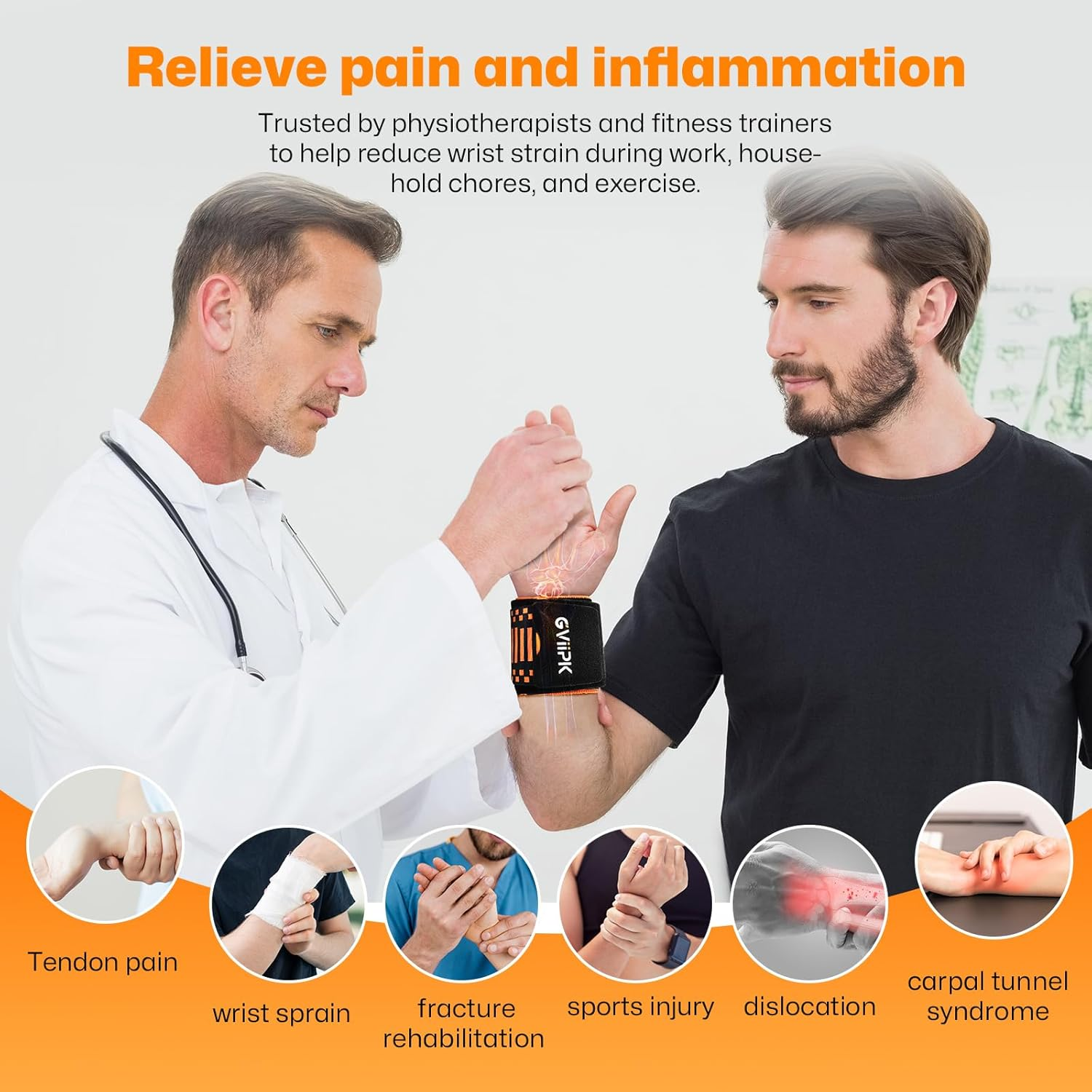 Sports Wrist Strap Support Brace