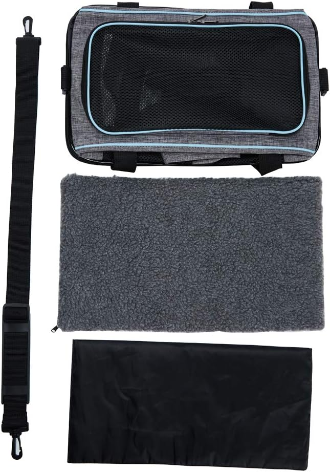 Soft-Sided Pet Carrier Cat Dog Bag Up to 16 Lbs