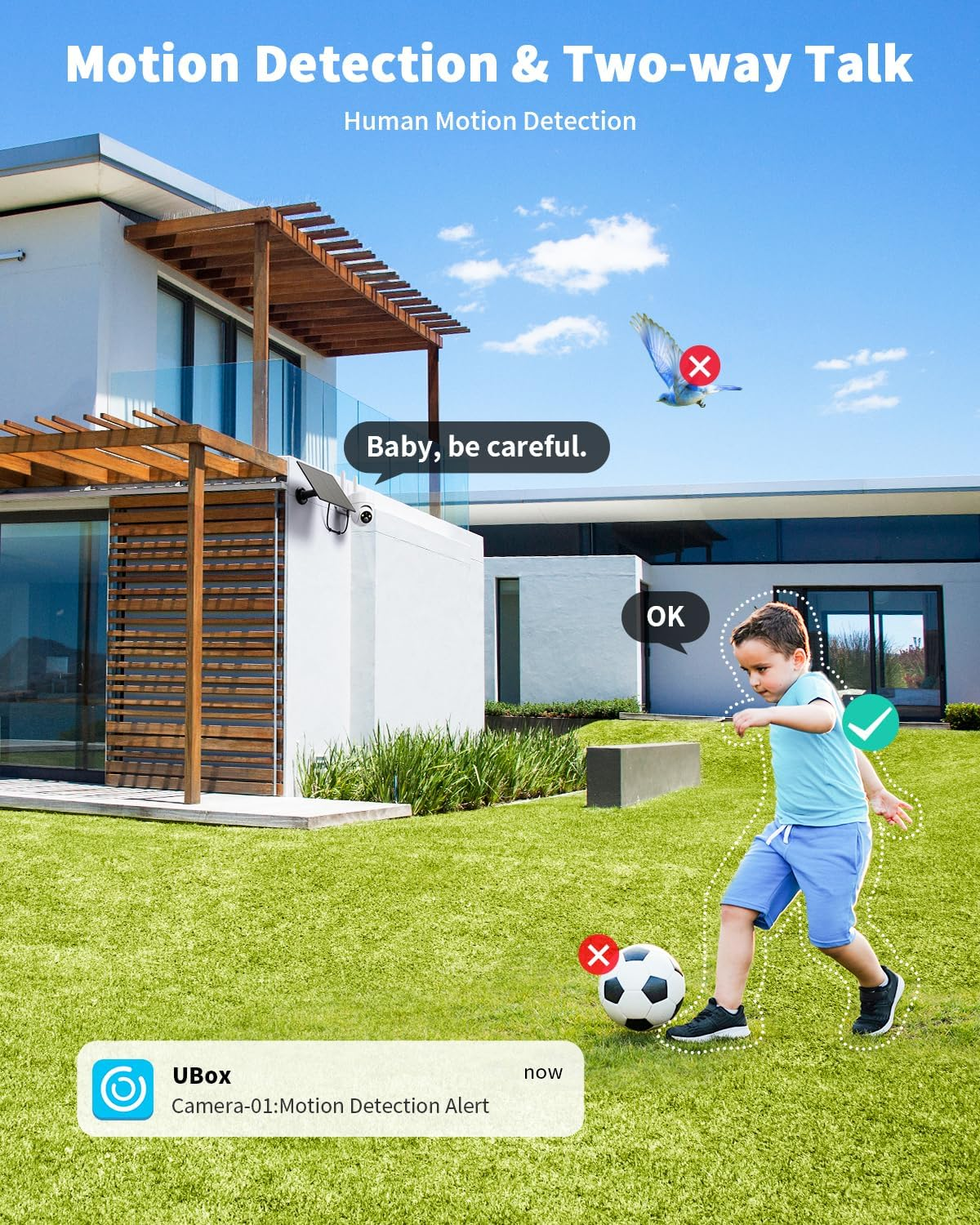 4G Solar Security Camera - Wireless PTZ 355° Pan 100° Tilt with Built-in SIM & 7-Day Free Data Trial