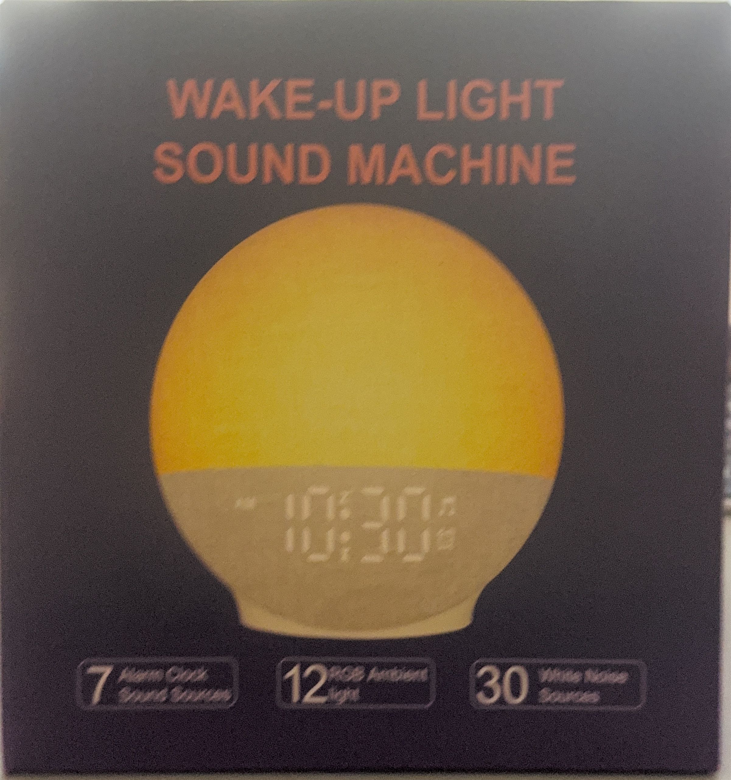 Sunrise Simulation Wake-Up Lamp and Clock - Natural Light Alarm Clock for Gentle Morning Wake Up and Better Sleep