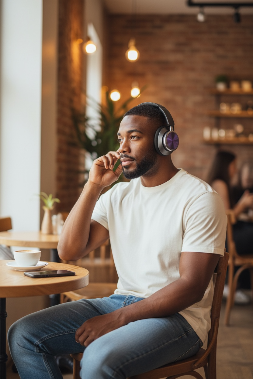 Headphones Y03 - Premium Noise Isolating Audio Headphones with Ergonomic Design