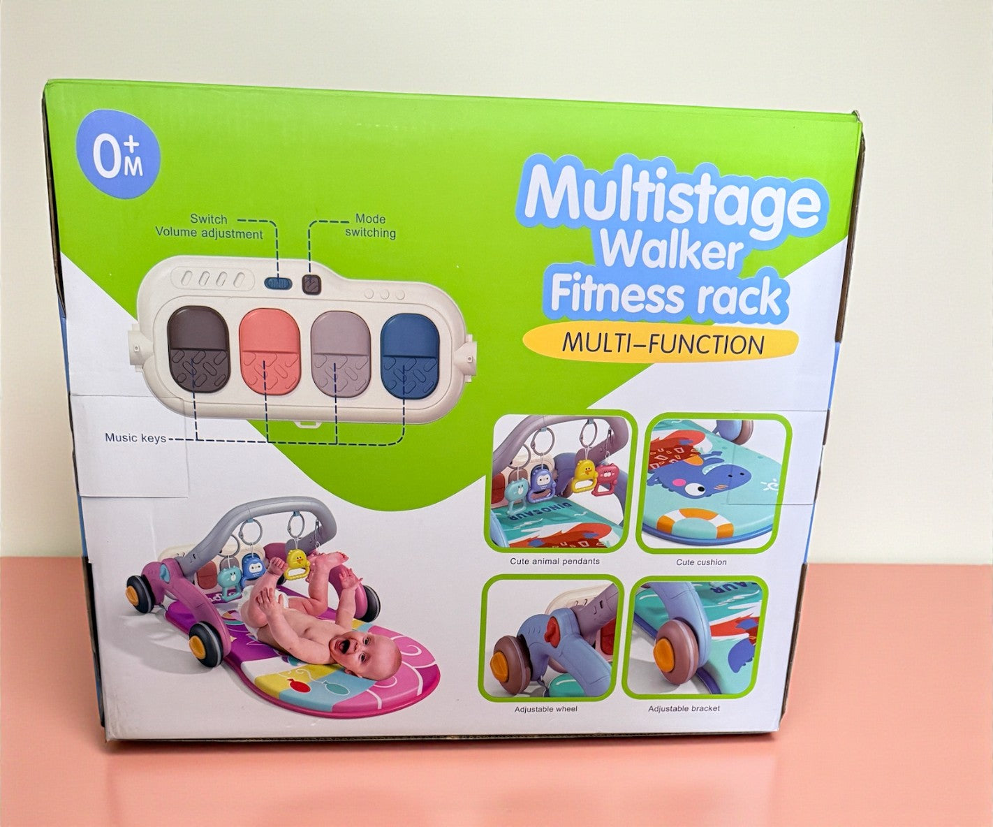 Multi-Stage Walker Fitness Rack - Adjustable Power Rack for Home Gym