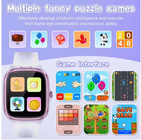 Kids Smart Watch Voice Chat GPS 1.54" Screen