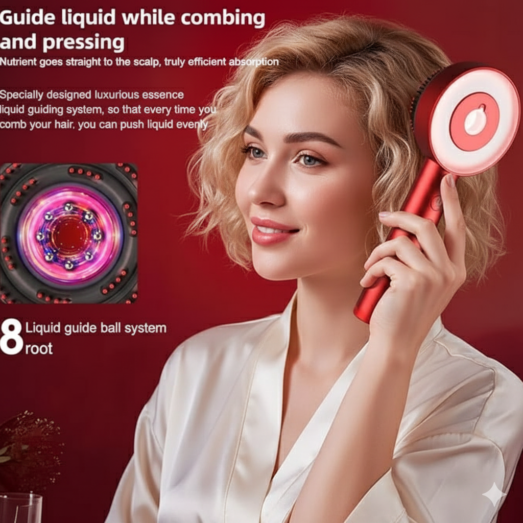 Multi Functional Massage Comb - Hair Scalp Massager XYT-0806