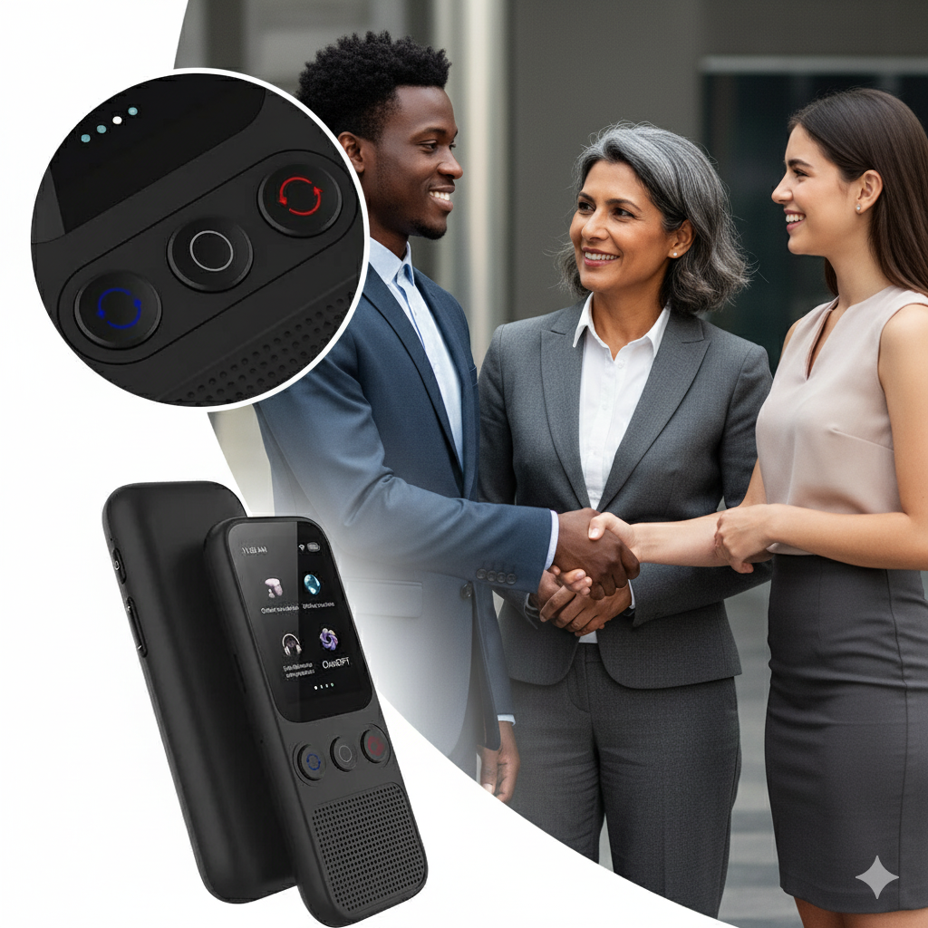 S80 Smart Voice Translator Device – Real-Time Multilingual Communication; Learning Tool