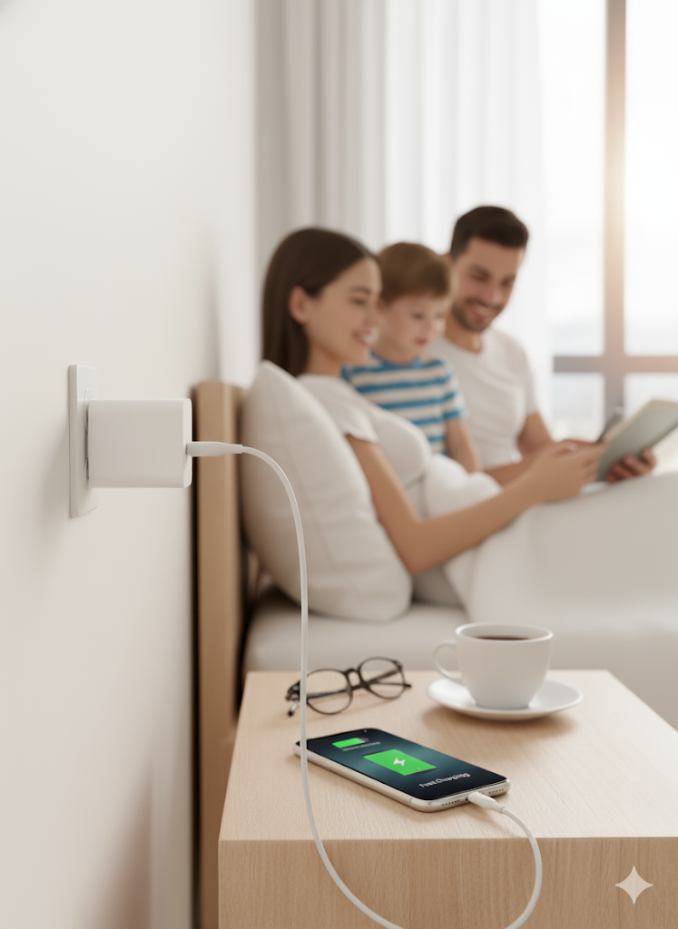 30W Folding Plug Charger - Compact Fast USB-C Travel Charger