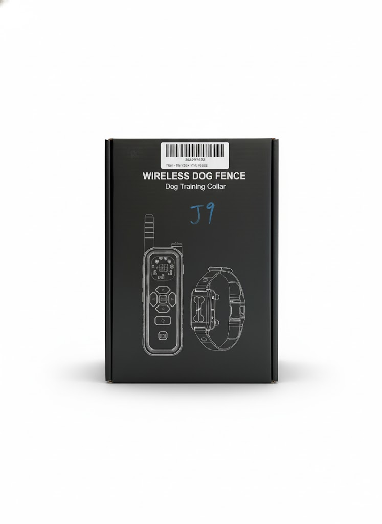 Wireless Dog Fence Training Collar - 185 Day Battery, Waterproof, 3 Training Modes