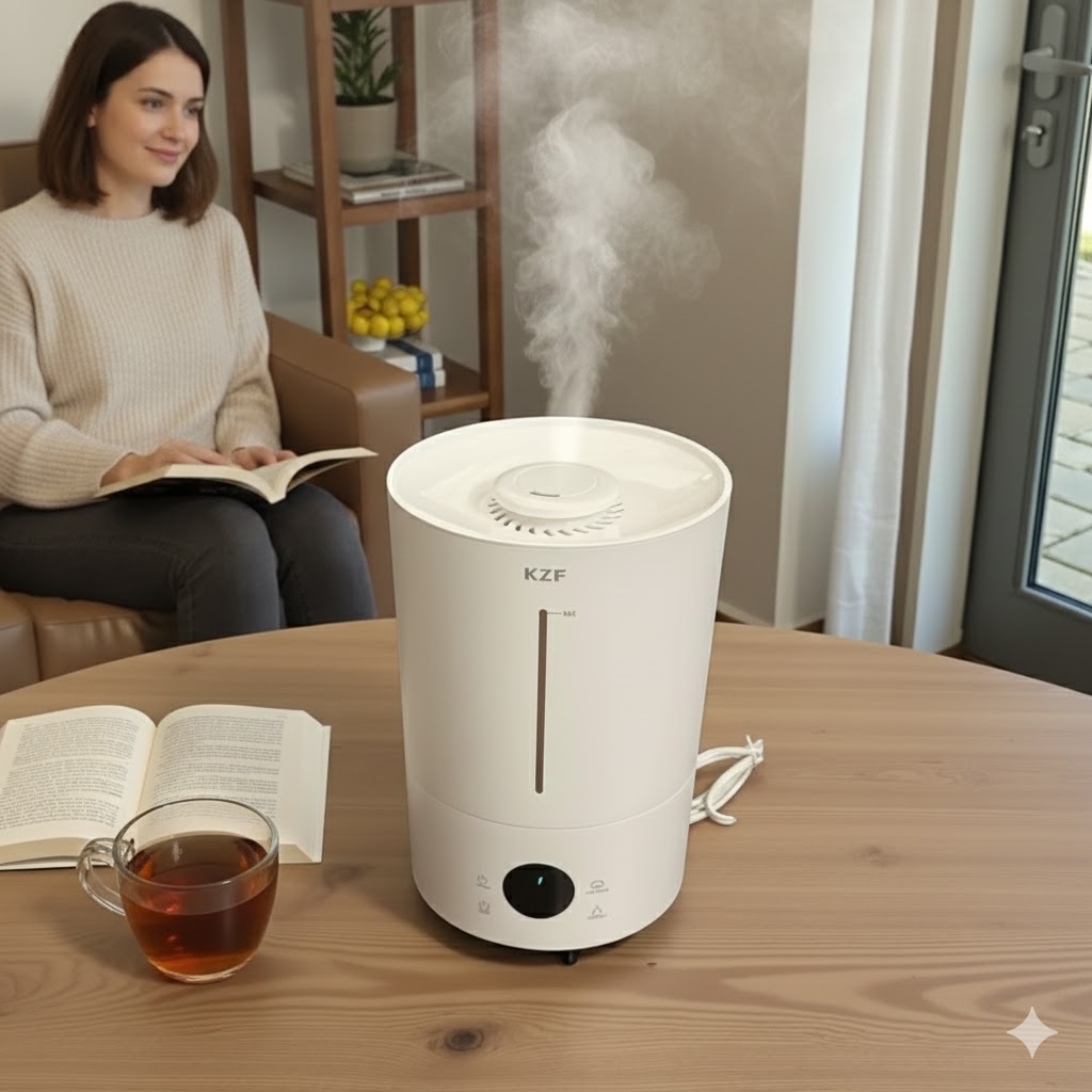 KZF Ultrasonic Humidifier - Deerma Cool Mist Humidifier for Home & Office