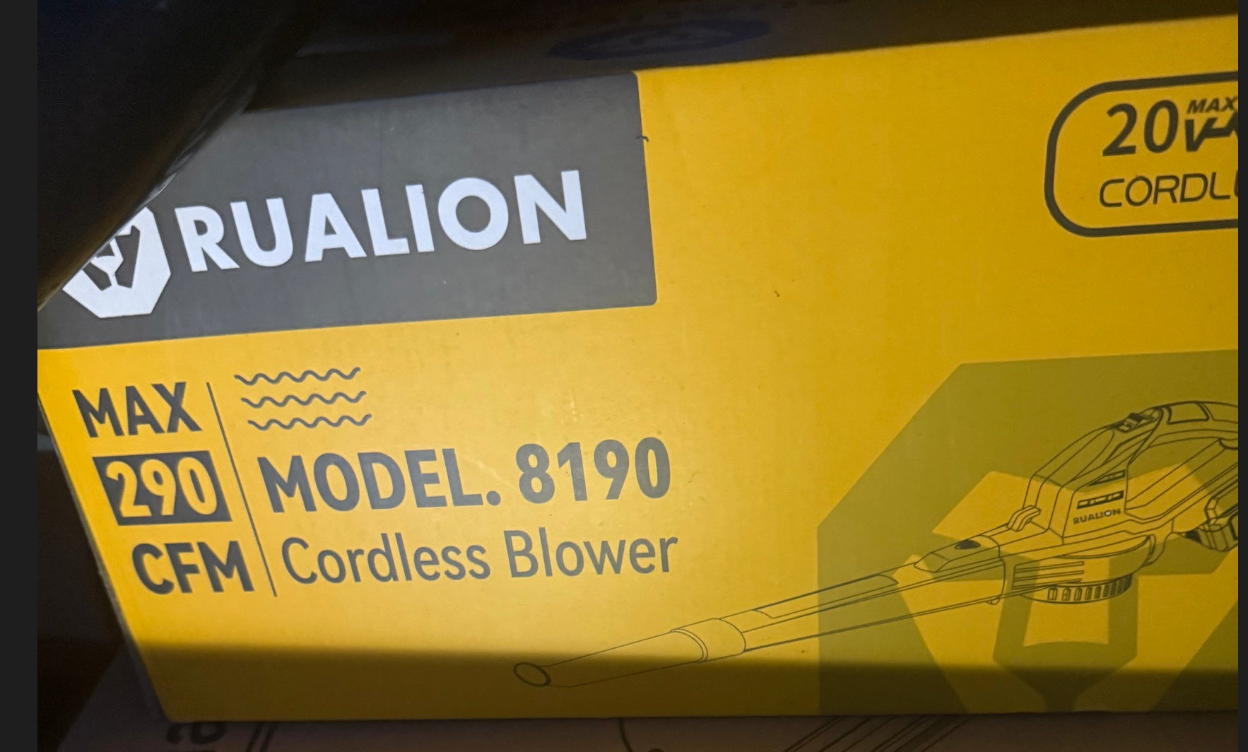 Rualion Cordless Blower Model 8190