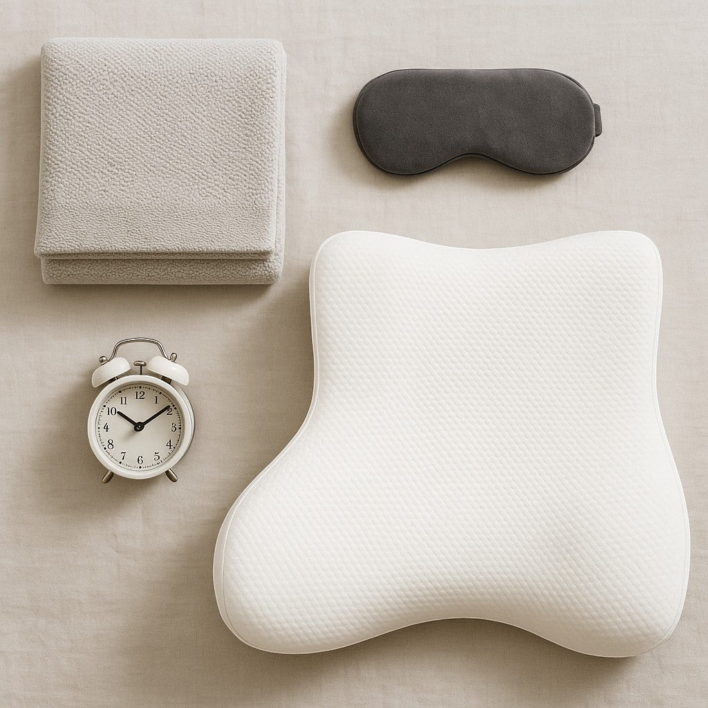 Osteo Cervical Memory Foam Pillow Neck Support Sleep - lifestyle 4